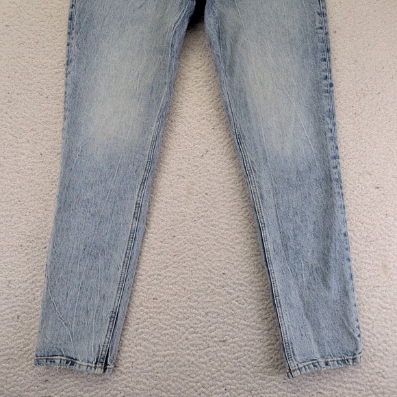 FREE PEOPLE Zuri Mom Ankle Jeans High Rise Straight Leg Denim Womens 29 - Picture 7 of 11